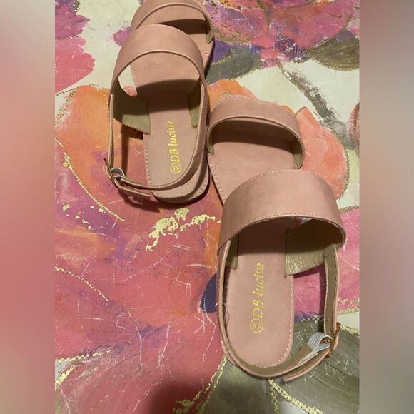 💥DB Lucita adjustable Buckle closure Open Toe Ankle Strap sandals size :… - Picture 2 of 12